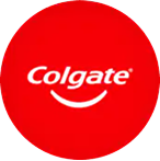 Colgate logo.